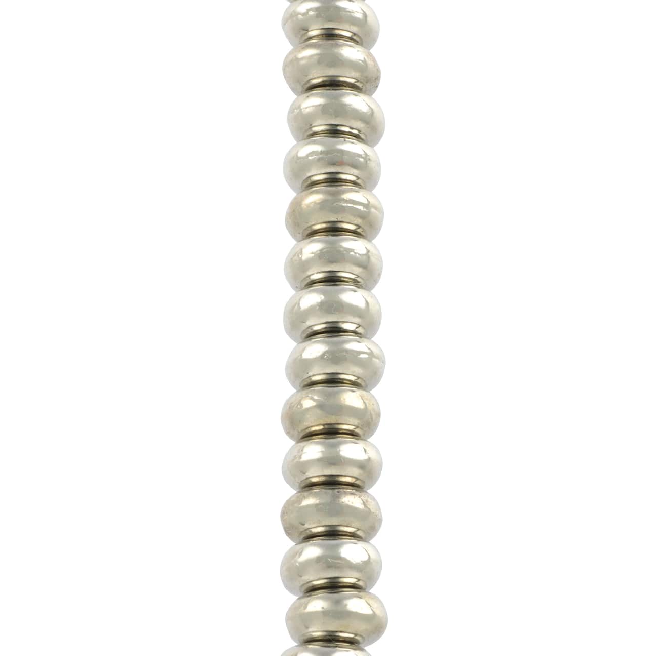 12 Pack: Metal Rondelle Beads, 5mm by Bead Landing™